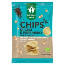 Chips di ceci e pepe nero 40gr