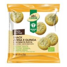 Snack avena e quinoa con semi di zucca 35gr